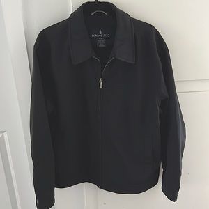 Black Mens London Fog Jacket Size Large